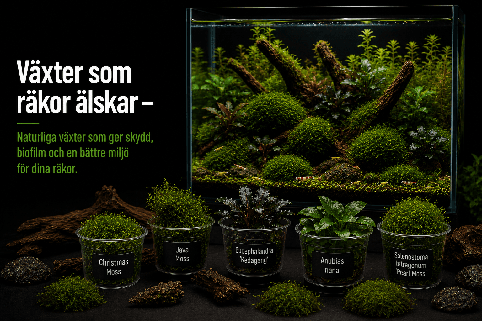 Växter som räkor älskar
